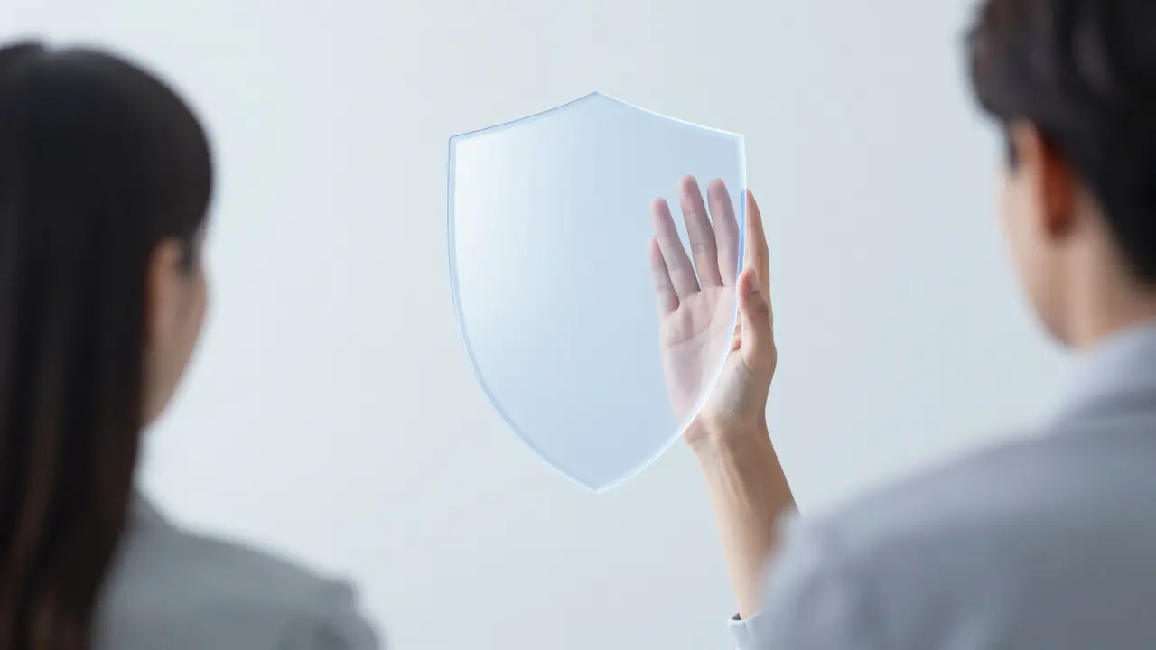 Klient zvedá ruku jako signál pro zastavení sezení.