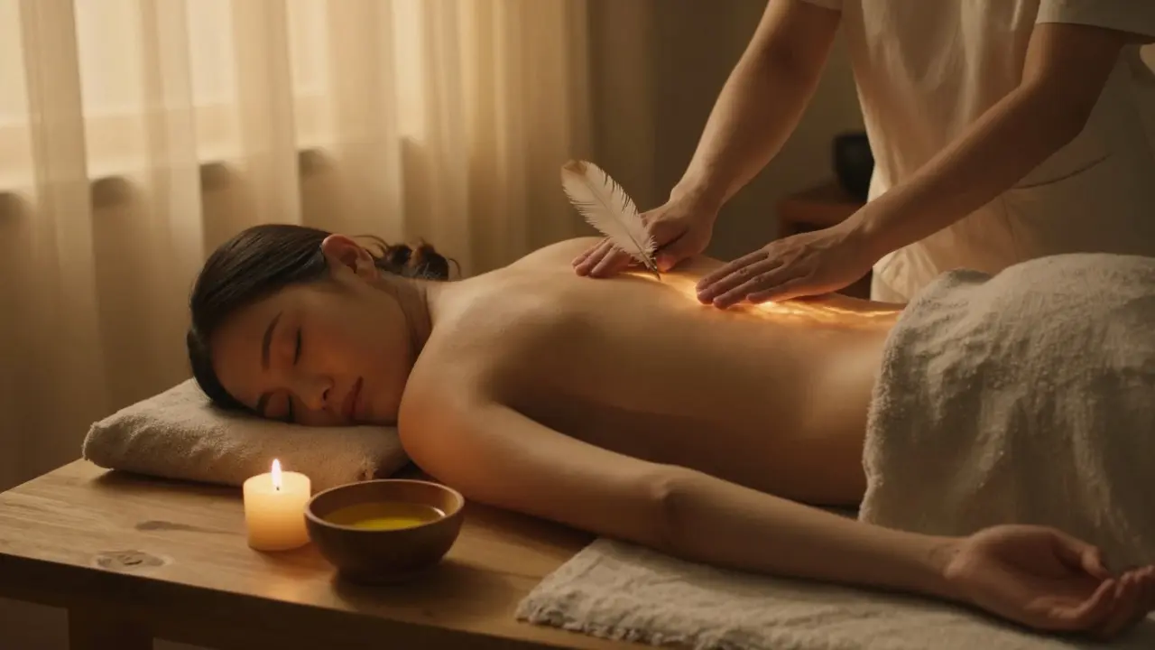 Uvolnění energetických bloků v těle během tantrické masáže: jak to funguje a co cítíte