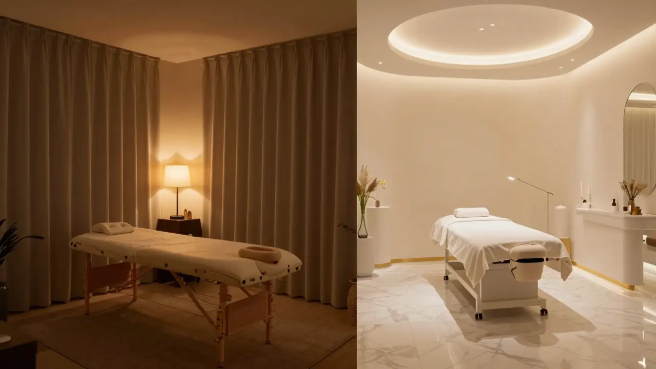 Soukromé studio vs. větší tantrický salon: Kde najdete pravý relax?