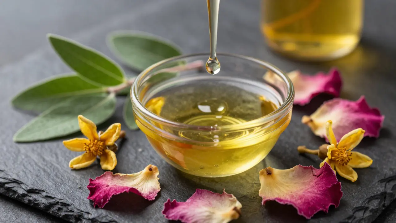 Přírodní ingredience pro aromaterapii: oleje, růže a koření